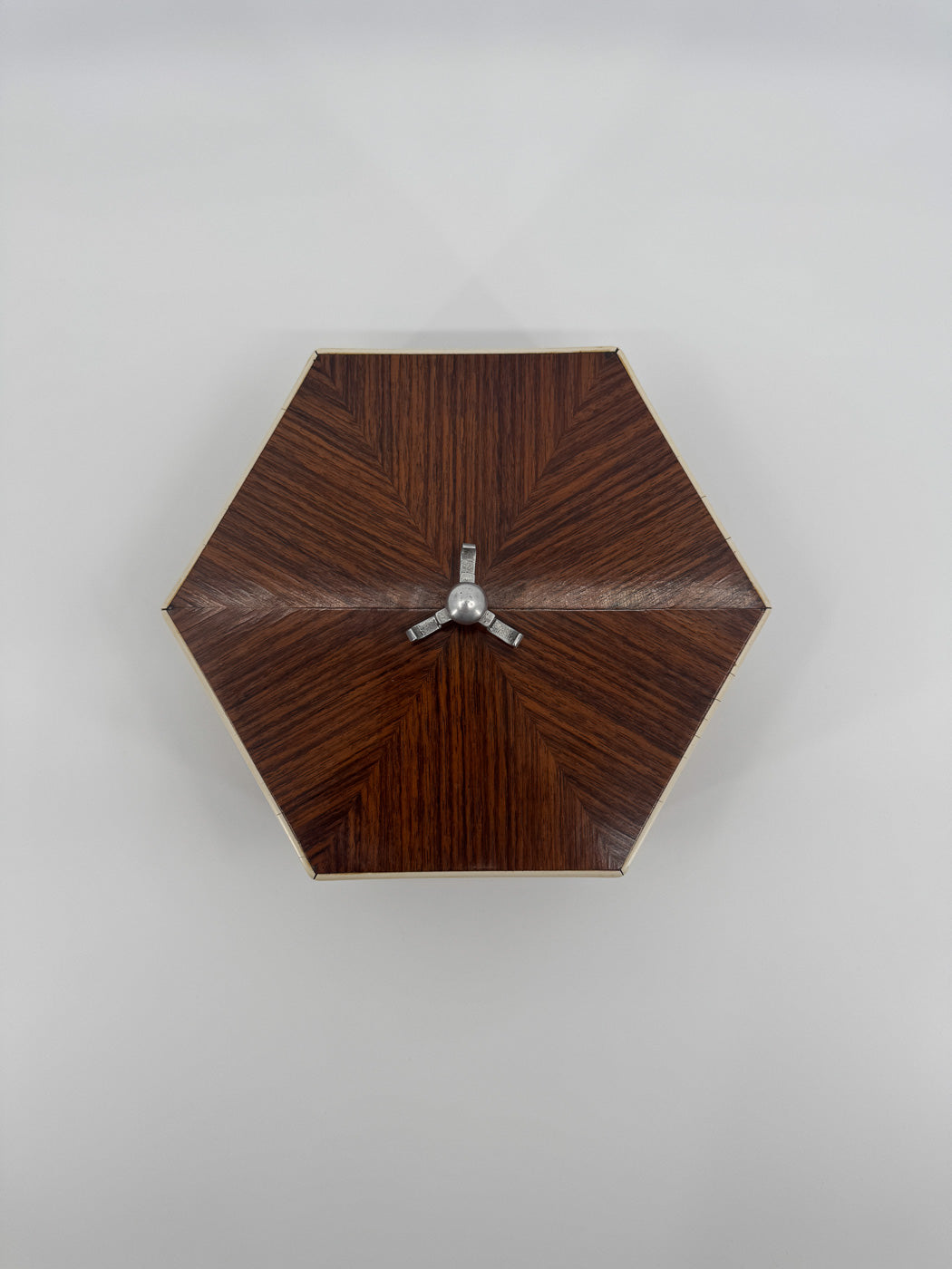 Art Deco Hexagonal Rosewood Box