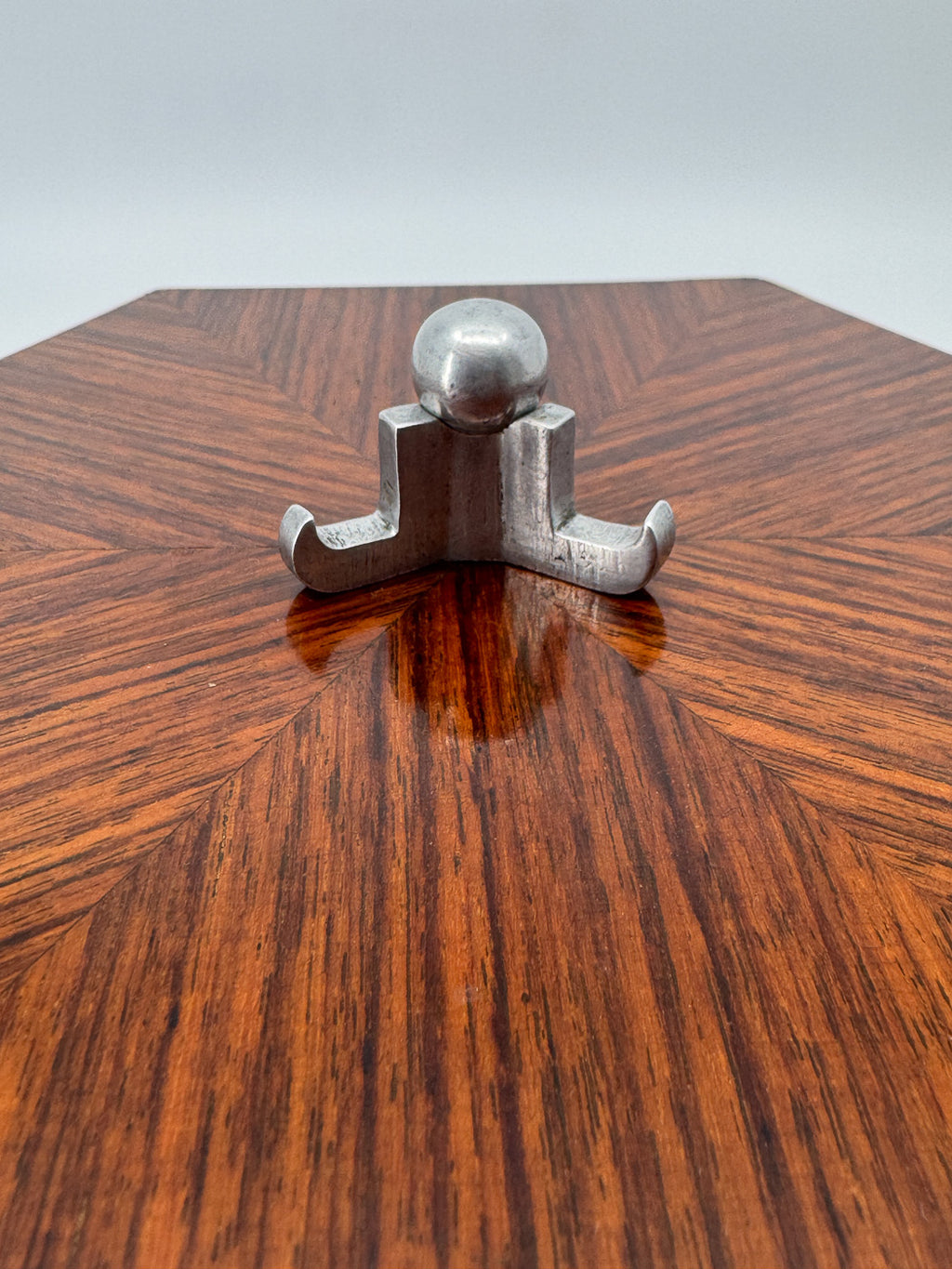 Art Deco Hexagonal Rosewood Box