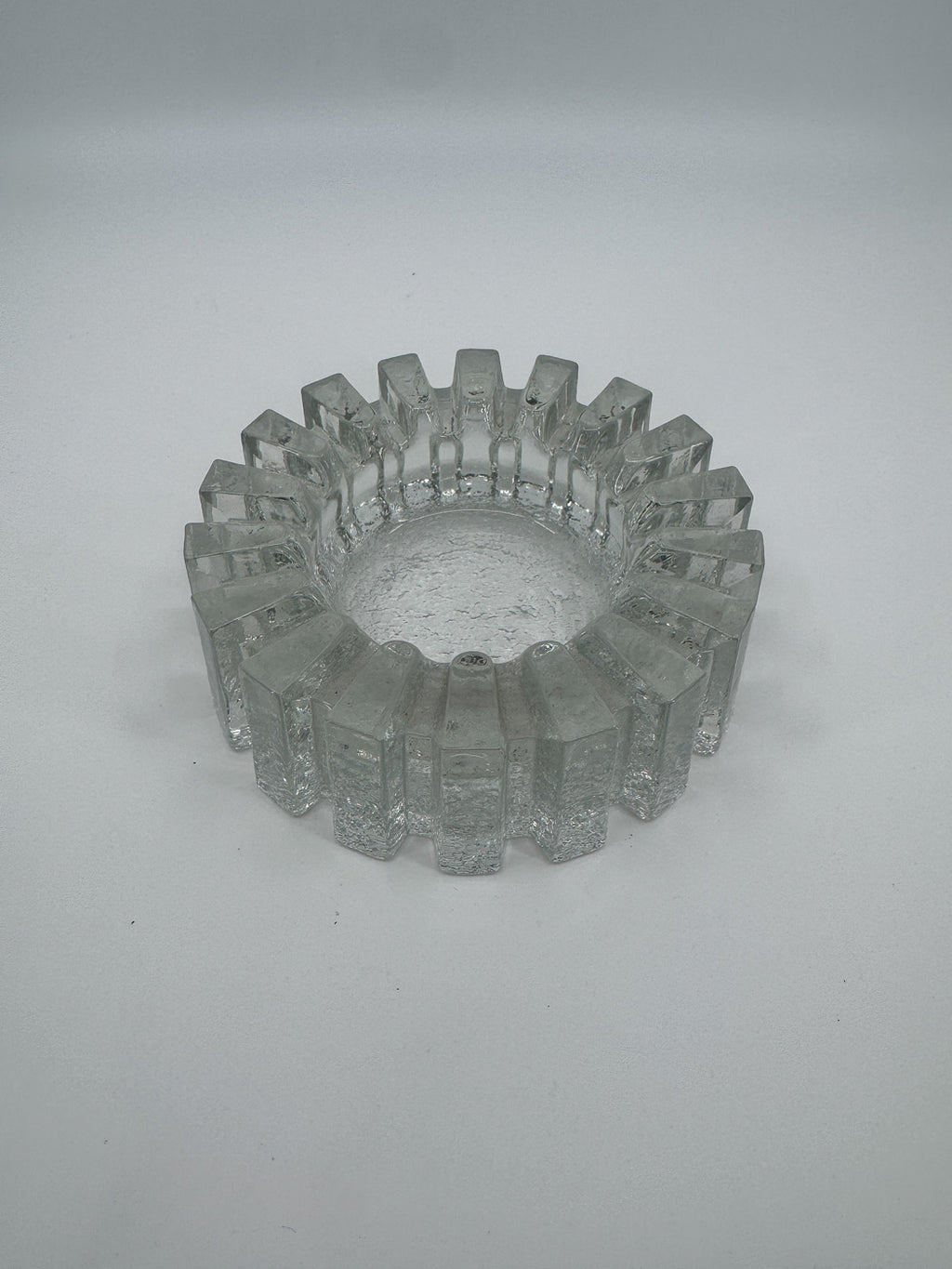Brutalist Crystal Cog Ashtray
