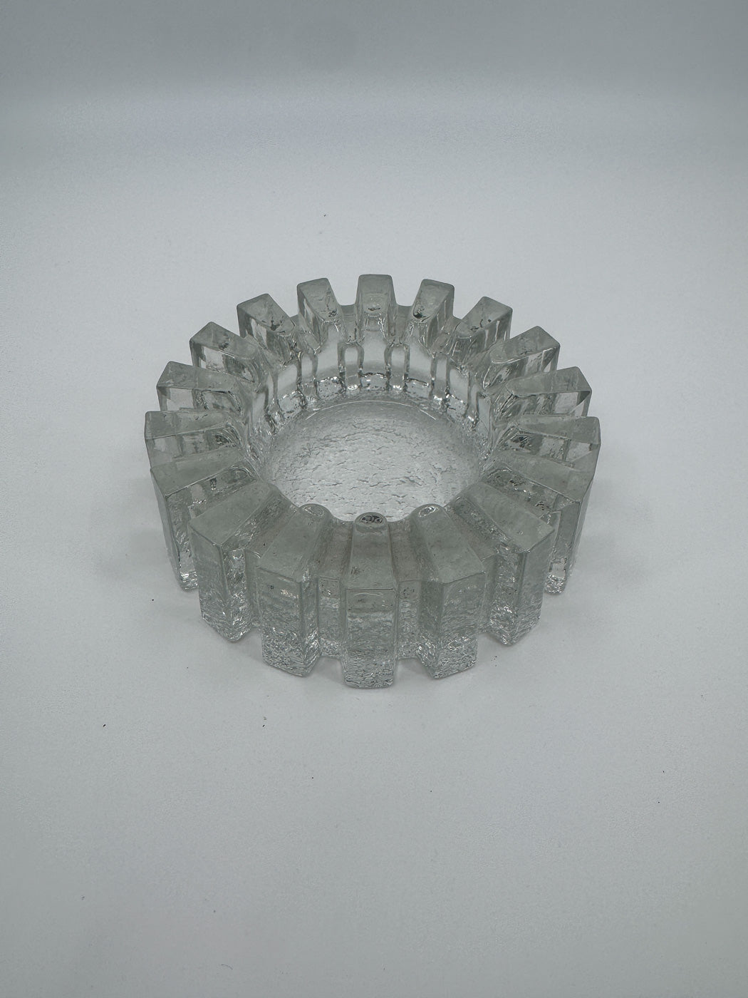 Brutalist Crystal Cog Ashtray