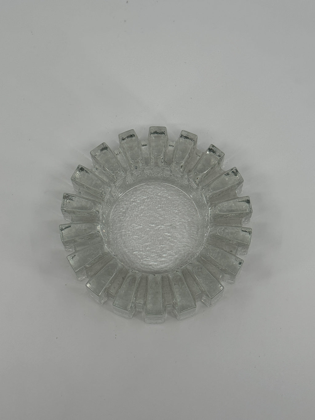 Brutalist Crystal Cog Ashtray