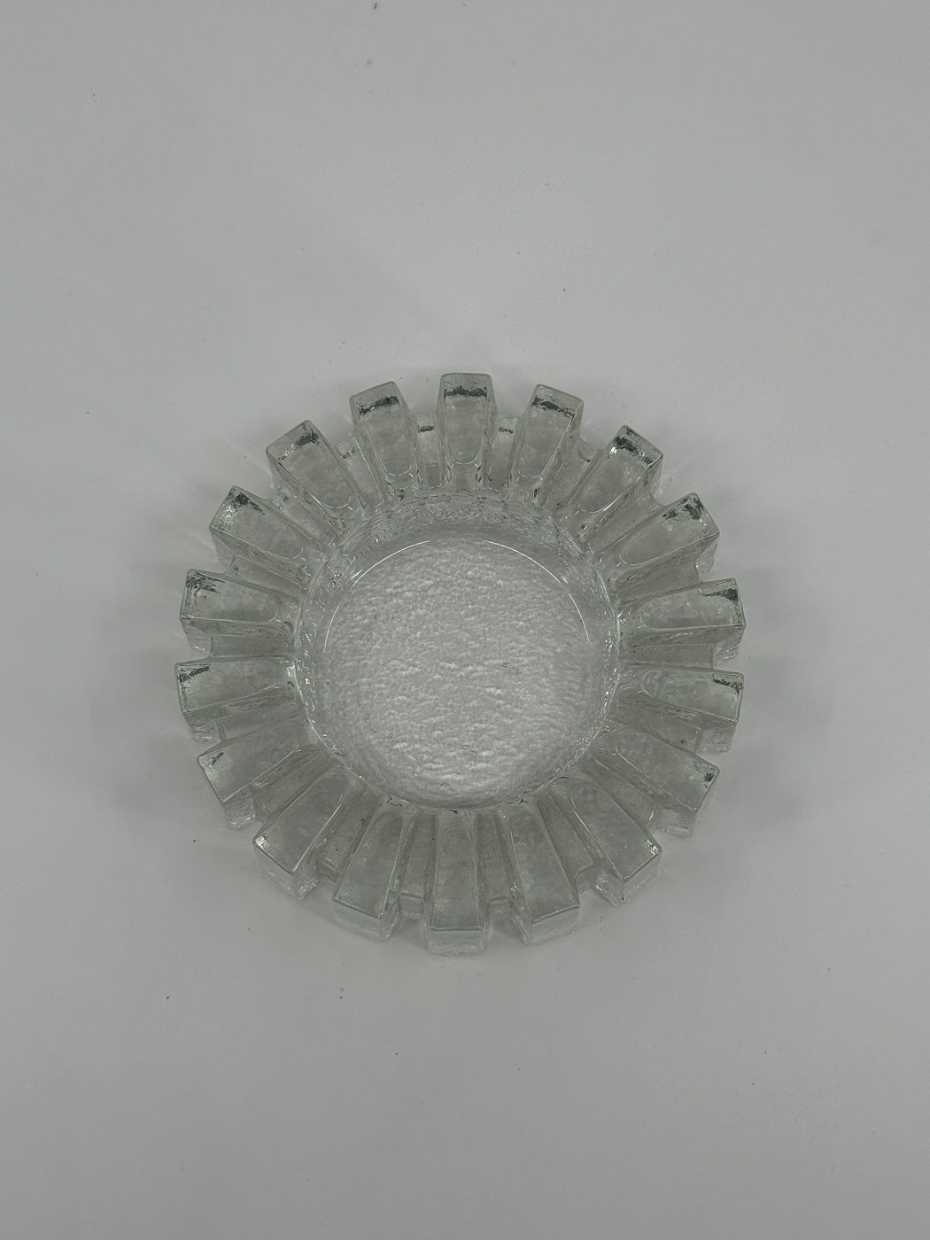 Brutalist Crystal Cog Ashtray