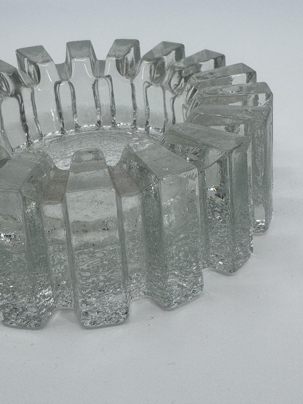 Brutalist Crystal Cog Ashtray